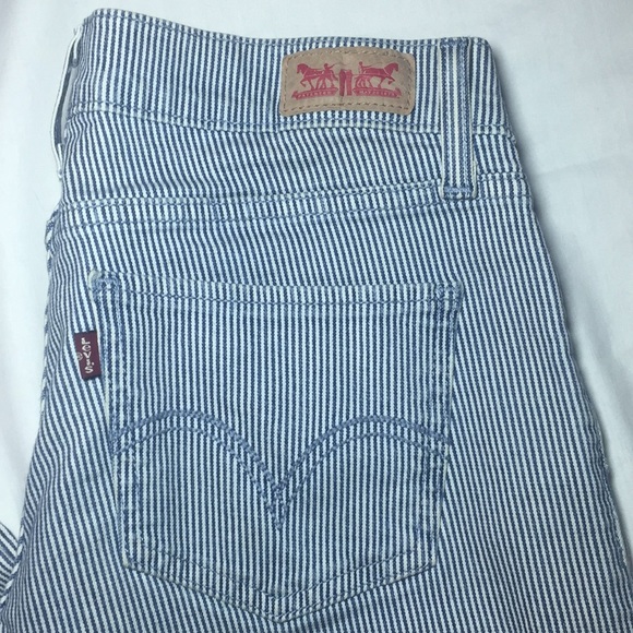 Levi’s 524 Railroad Stripe Skinny Jeans - Picture 3 of 4